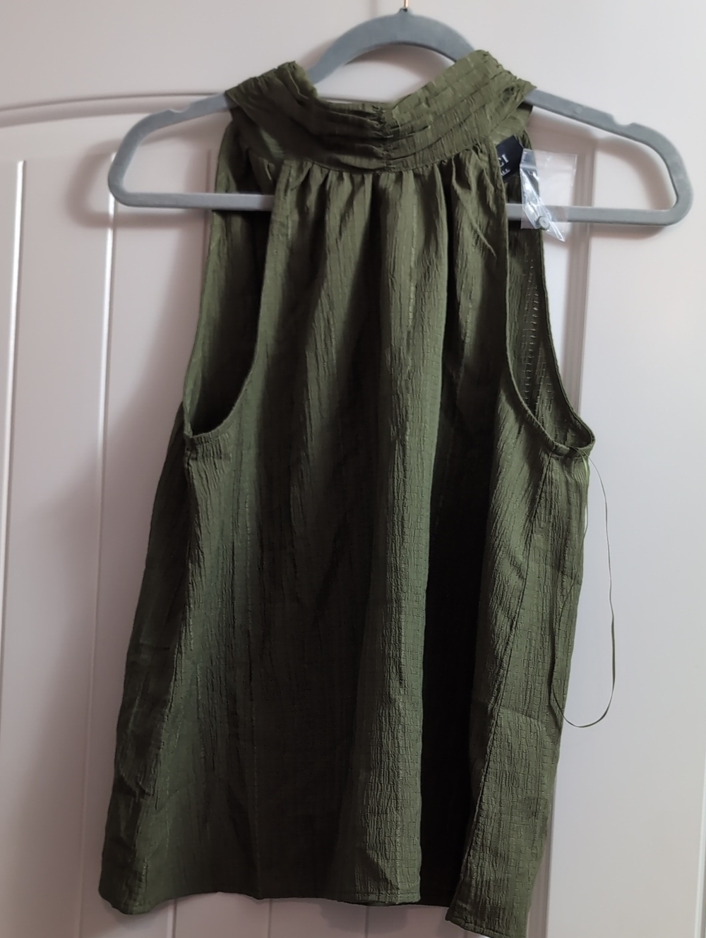 Vici Olive Green High Neck Tank Top